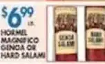 Associated Hormel magnifico genoa or hard salami offer