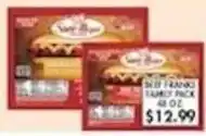 Associated Salty Dog Beef Franks offer