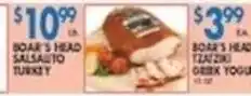 Associated Boar's Head Salsaluto Turkey offer