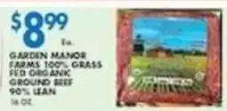 Associated Garden Manor Farms 100% Grass Fed Organic Ground Beef offer
