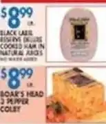 Associated Black Label Reserve Delights Cooked Ham in Natural Juices offer