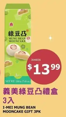 99 Ranch I-Mei Mung Bean Mooncake Gift 3pk offer