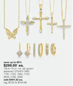 JC Penney Lab-grown diamond jewelry offer