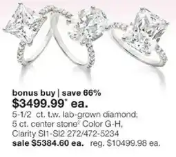 JC Penney lab-grown diamond ring offer