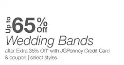 JC Penney Jcpenney wedding bands offer