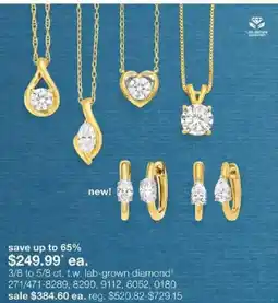 JC Penney Lab-Grown Diamond Jewelry offer