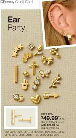 JC Penney JCPenney Credit Card Ear Party offer