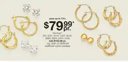 JC Penney Earrings offer
