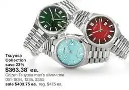 JC Penney Citizen Tsuyosa men's silver-tone offer