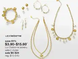 JC Penney Liz Claiborne jewelry offer