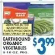 Associated Earthbound organic vegetables offer