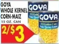 Associated Goya whole kernel corn offer