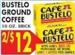 Associated Cafe Bustelo ground coffee offer