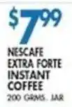 Associated Nescafe extra forte instant coffee offer