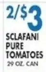 Associated Sclafani pure tomatoes offer