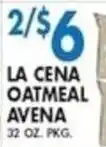 Associated La Cena oatmeal offer