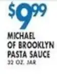 Associated Michael of brooklyn pasta sauce offer
