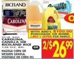 Associated Wesson or Mazola Vegetable or Corn Oil offer