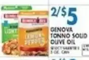 Associated Genova Tonnio Sourd Olive Oil offer