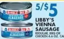 Associated Libby's vienna sausage offer