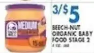 Associated Beech-Nut Organic Baby Food Stage 2 offer