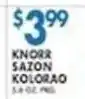 Associated Knorr Sazon Kolorao offer