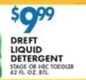 Associated Drift liquid detergent offer
