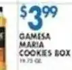 Associated Gamesa maria cookies box offer