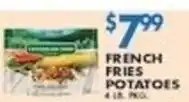 Associated French fries potatoes offer