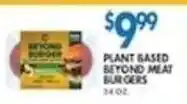 Associated Beyond Beyond Meat Burgers offer