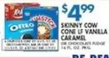 Associated Skinny Cow Cone 1f Vanilla Caramel or Chocolate Fudge offer