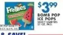 Associated Fralles bomb pop ice pops offer
