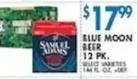 Associated Samuel Adams Blue Moon Beer offer