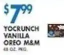 Associated Yocrunch Vanilla Oreo M&M offer