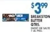 Associated Breakstone butter qtrs offer