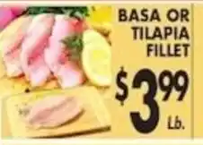 Associated Basa or Tilapia Fillet offer