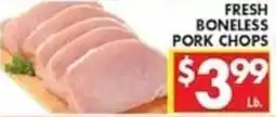Associated Fresh boneless pork chops offer