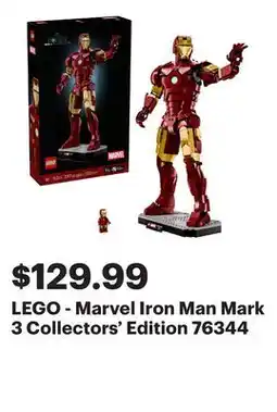 Best Buy LEGO - Marvel Iron Man Mark 3 Collectors' Edition 76344 offer