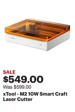 Best Buy xTool - M2 10W Smart Craft Laser Cutter offer