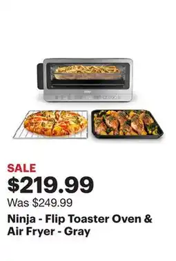 Best Buy Ninja - Flip Toaster Oven & Air Fryer - Gray offer