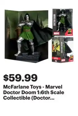 Best Buy McFarlane Toys - Marvel Doctor Doom 1:6th Scale Collectible (Doctor Doom #1) 11 Figure offer