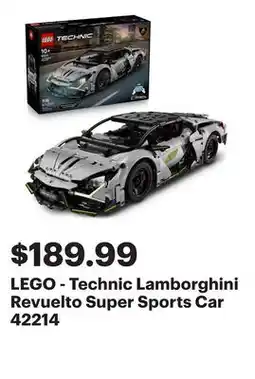 Best Buy LEGO - Technic Lamborghini Revuelto Super Sports Car 42214 offer