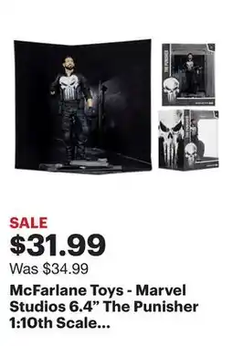 Best Buy McFarlane Toys - Marvel Studios 6.4 The Punisher 1:10th Scale Collectible offer