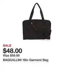 Marshalls BAGGALLINI 18in Garment Bag offer