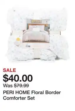 Marshalls PERI HOME Floral Border Comforter Set offer