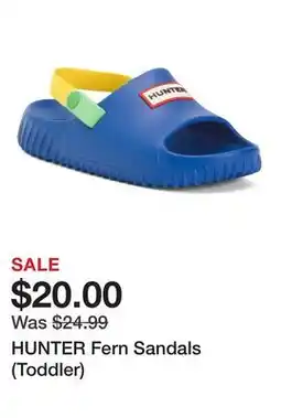 Marshalls HUNTER Fern Sandals (Toddler) offer