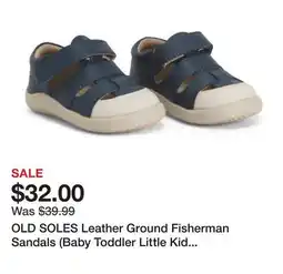 Marshalls OLD SOLES Leather Ground Fisherman Sandals (Baby Toddler Little Kid Big Kid) offer