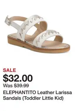 Marshalls ELEPHANTITO Leather Larissa Sandals (Toddler Little Kid) offer