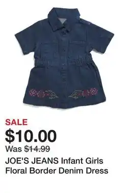 Marshalls JOE'S JEANS Infant Girls Floral Border Denim Dress offer