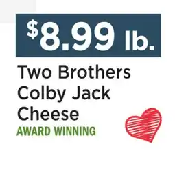 Heinen's Two Brothers Colby Jack Cheese offer